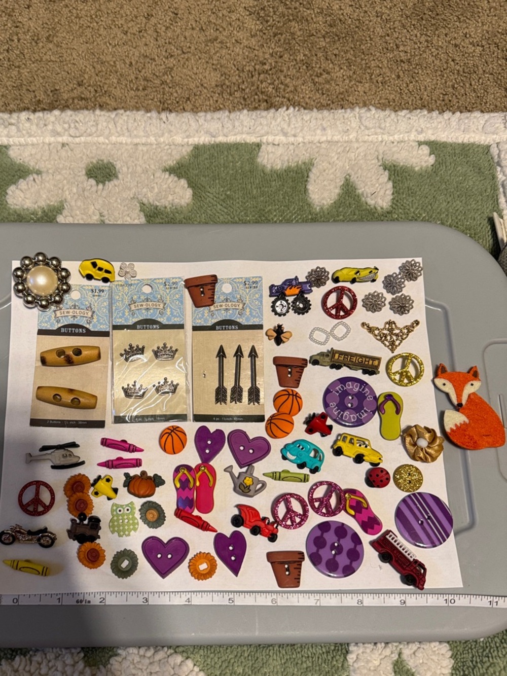 Lot of fun buttons and accessories